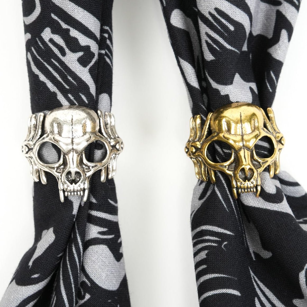 Cat Skull Bandana Ring