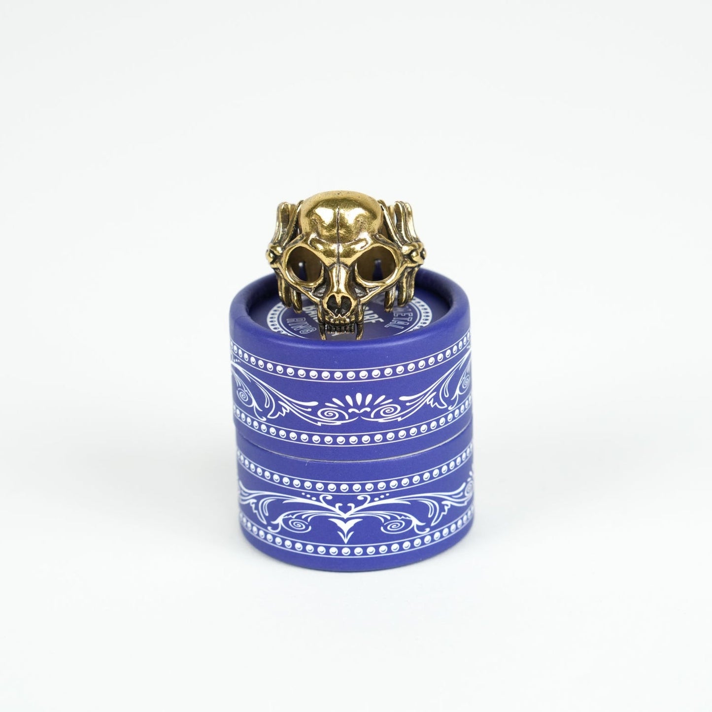 Cat Skull Bandana Ring